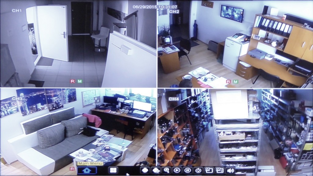 IQ beállítás DVR CCTV élő felvétel