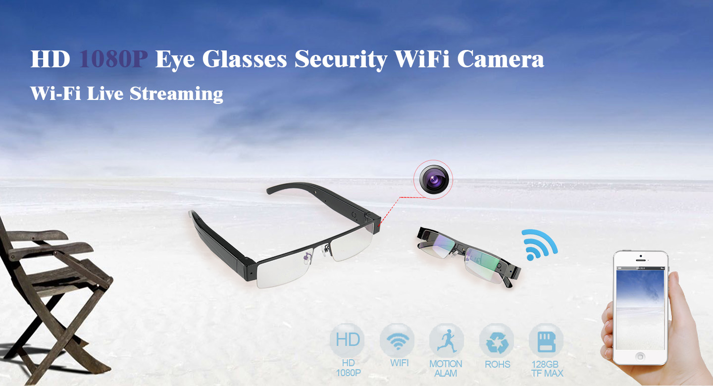 elegáns szemüveg wifi és P2P támogatással