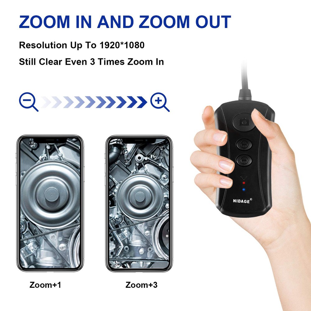 ellenőrző kamera mobiltelefonhoz + zoom