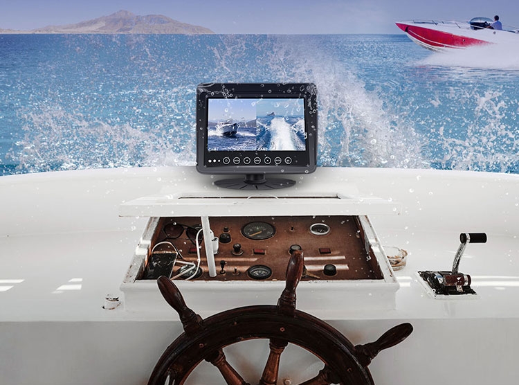 vízálló monitor jachtokhoz vagy csónakokhoz