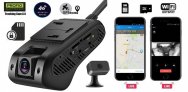 4G WiFi és SIM kettős autó kamera Live alkalmazással + GPS - PR