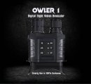 OWLER1 - 4x zoom távcső kamerával + éjjellátó 500m
