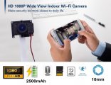 Full HD mini lyuk 10 mm-es WiFi / P2P IR LED kamera - Fisheye 1