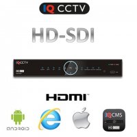 HD SDI DVR 8 kamera Full HD, HDMI, VGA