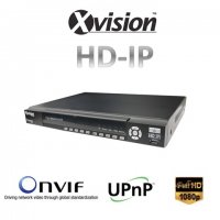 HD IP NVR rögzítő 9 kamerák (720p és 1080p)
