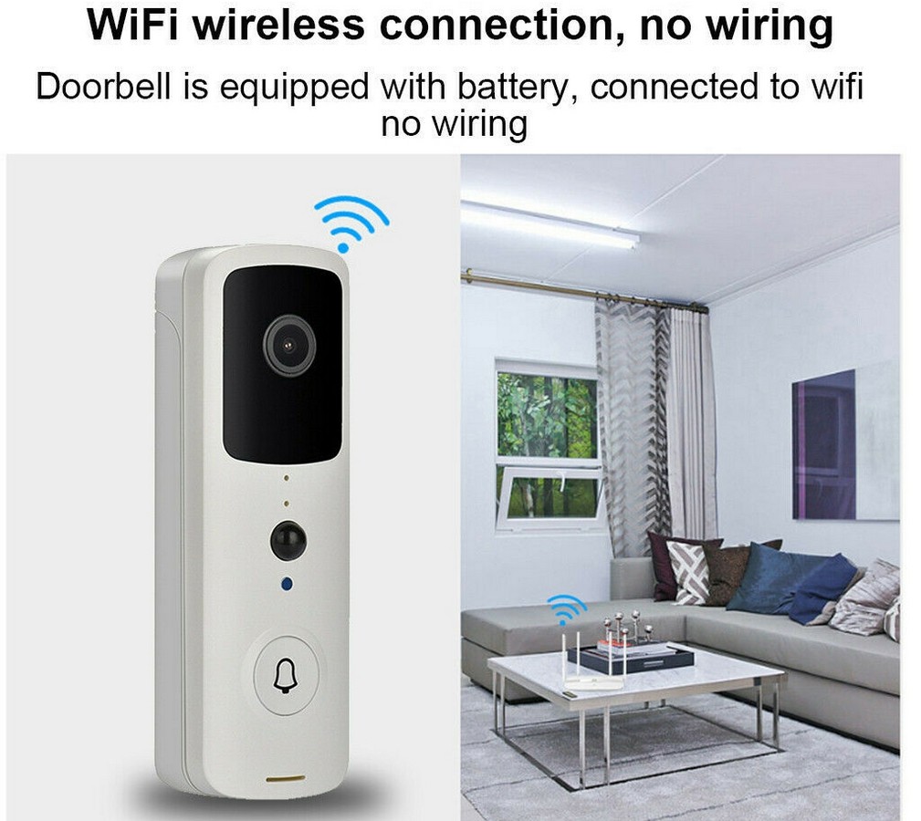 vezeték nélküli csengő - WiFi csengő mozgásérzékelővel és HD kamerával