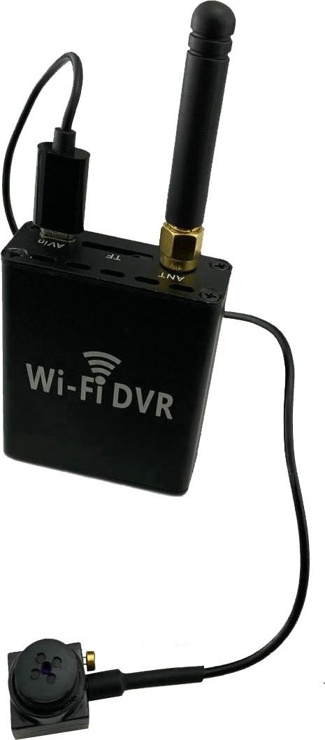 Gombkamerák + WiFi DVR modul élő adáshoz