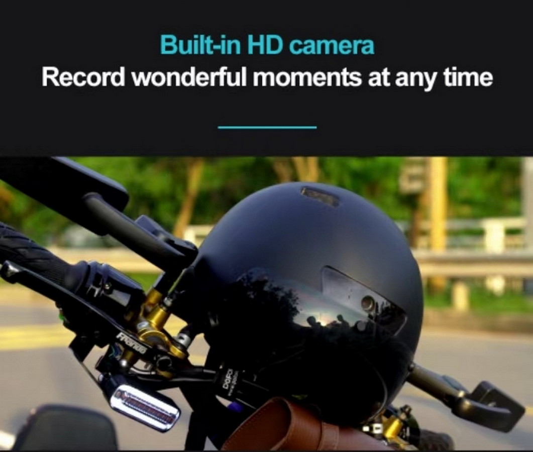 kerékpáros sisakba beépített kamera felvétellel