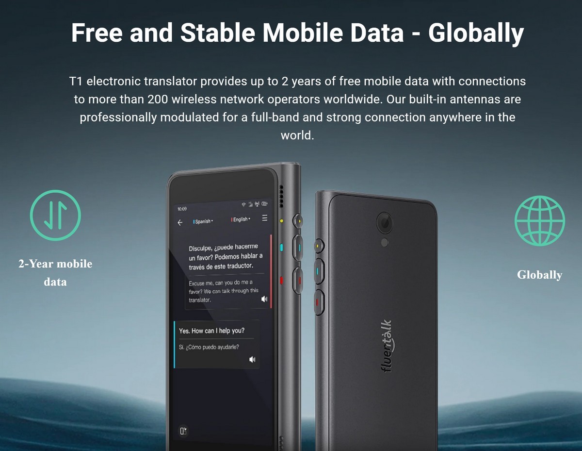 fordító – ingyenes és stabil mobil adatforgalom – világszerte