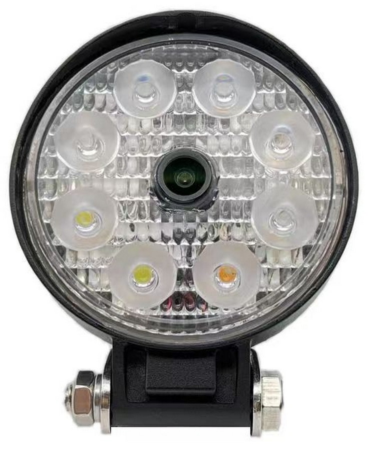 Kombinált kamera (munka vagy tolatás) FULL HD + működő erős LED lámpával