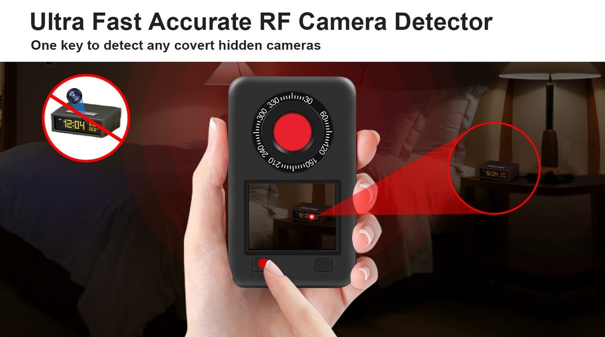 kameradetektor - rejtett kamerák professzionális észlelése