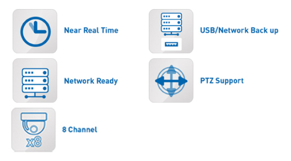 oahd / DVR 8 pin leírások