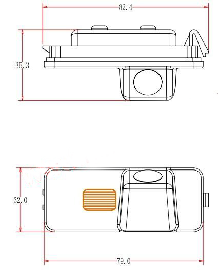 Tolatókamera VW és Skoda Superb