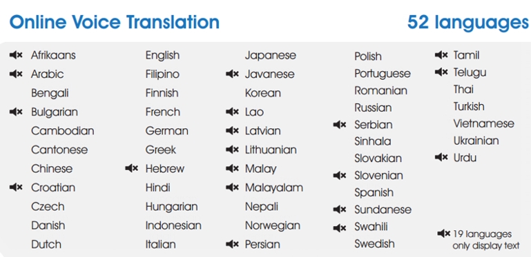 nyelvek langie translator