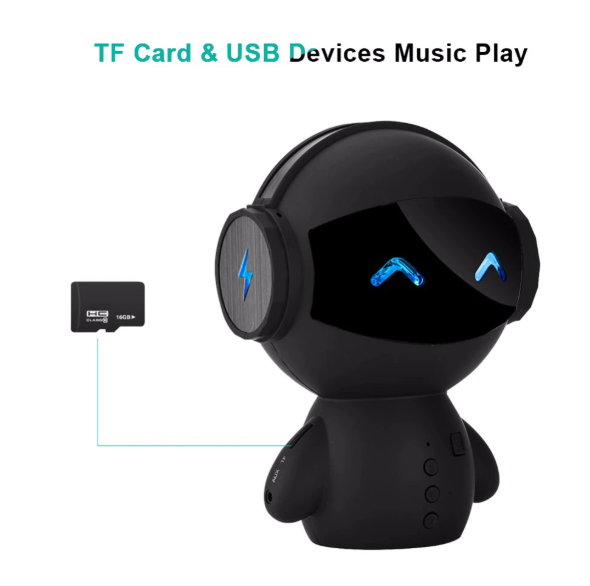 A bluetooth hangszóró támogatja a TF kártya MP3 lejátszását