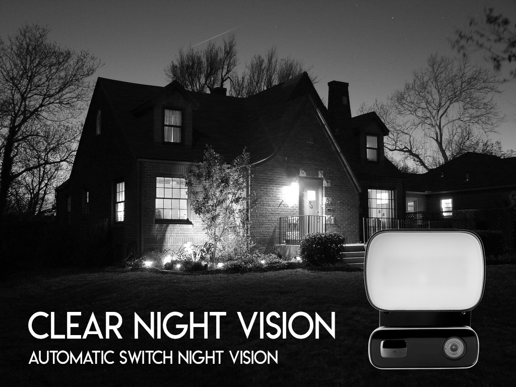 WiFi kamera az éjjellátó reflektorban
