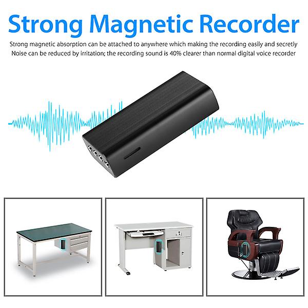 hangrögzítő mágnessel - kém audio diktafon