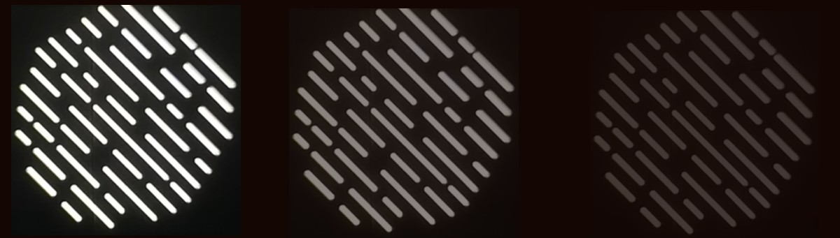 gobo projektor fényerőszabályzó funkciója