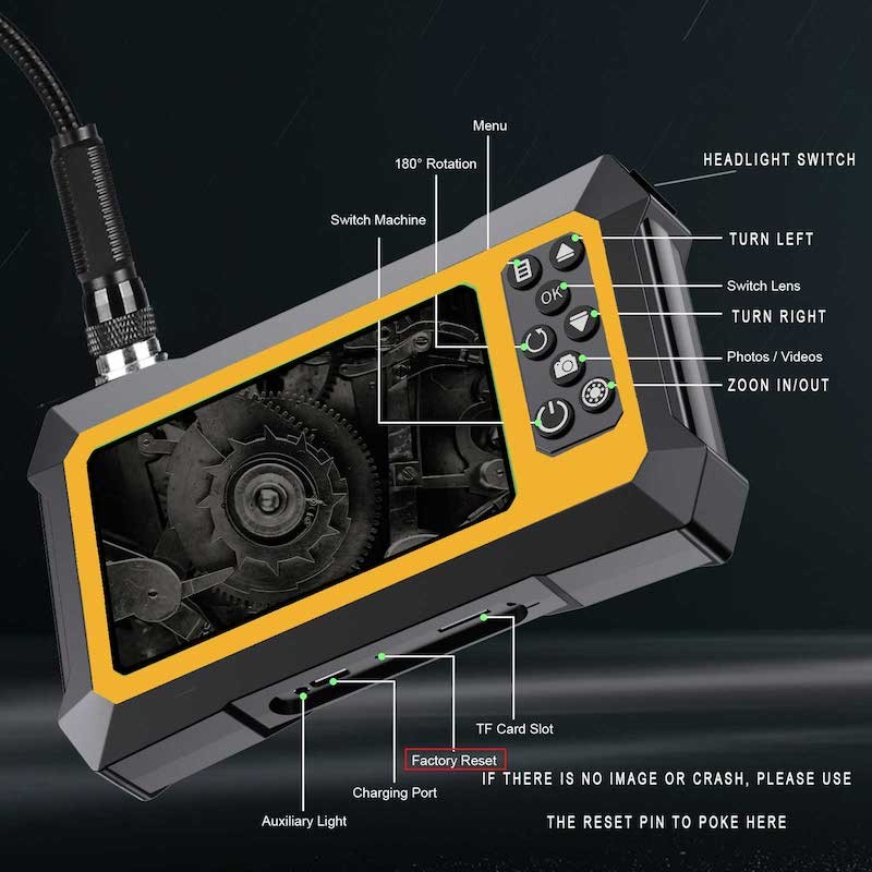 borescope vizsgáló kamera