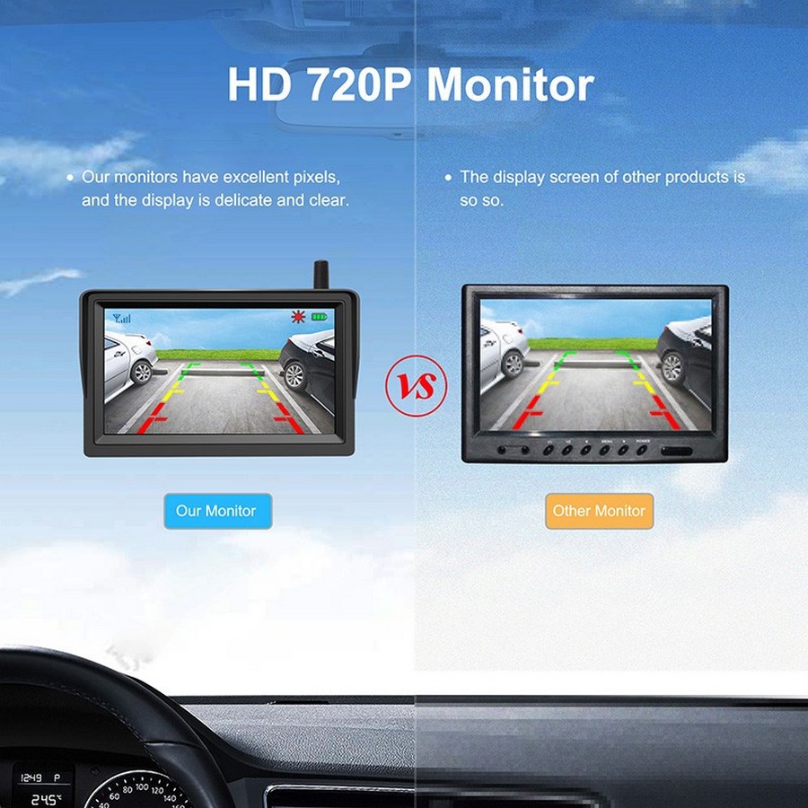 5 hüvelykes HD AHD monitor